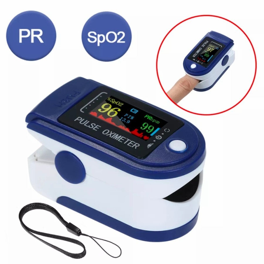 Oximeter Oxymeter Oksimeter Fingertip Pulse Ukur heartrate kadar oksigen darah