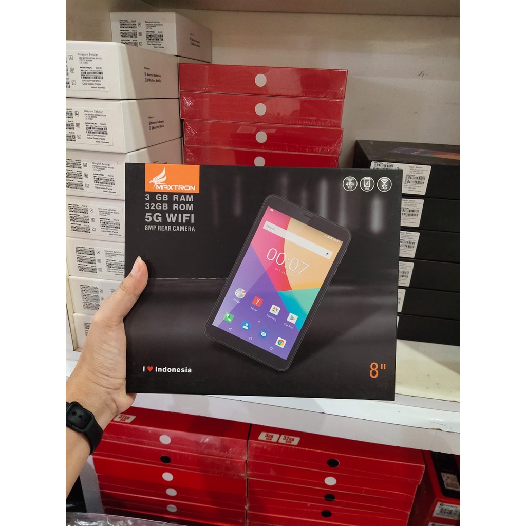 SECOND TAB MAXTRON GENIO RAM 3/32 GB MASIH BERGARANSI RESMI