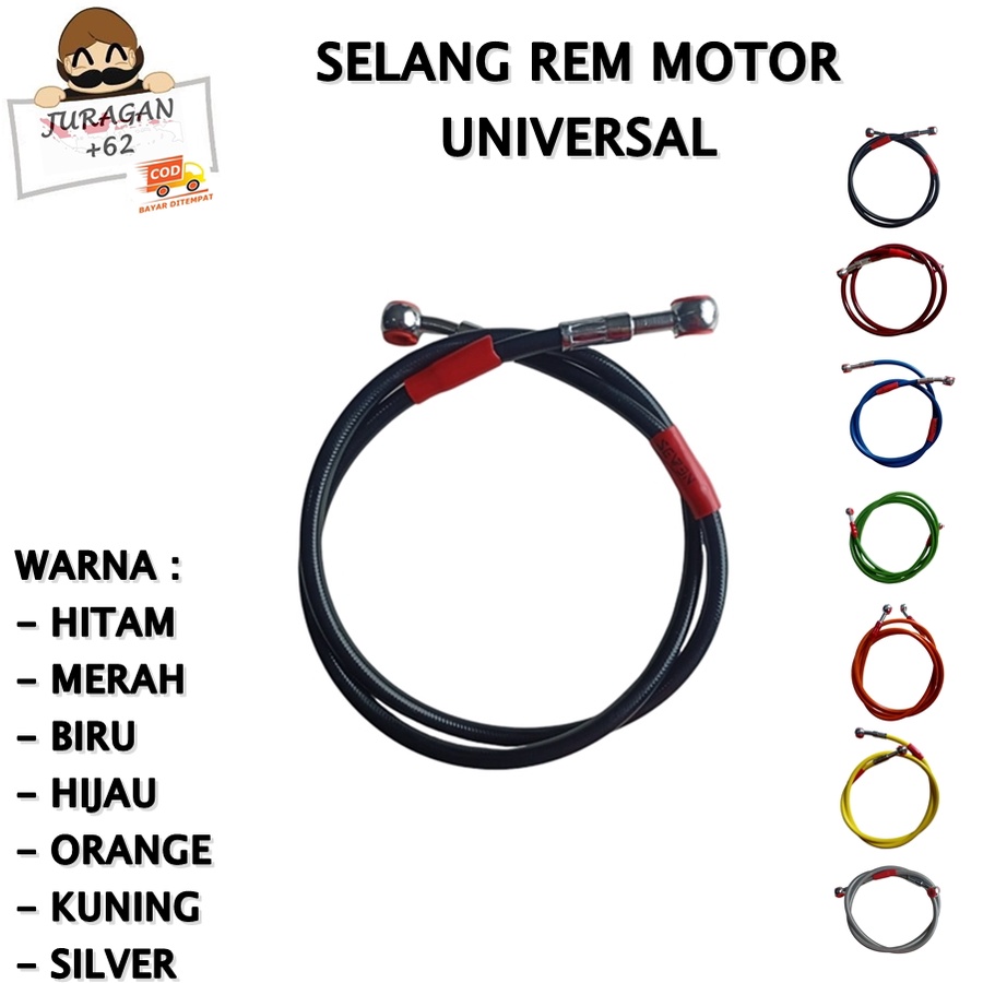 Selang Rem Brake Hose Motor Racing Universal 100cm,130cm,200cm 1m,1,3m,2m