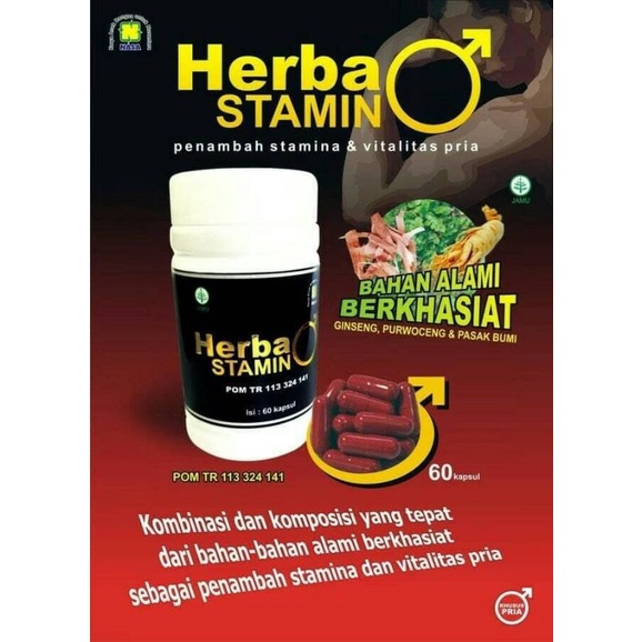 [COD] Herbastamin Original Nasa 100% - Penambah Stamina dan Vitalitas Pria - Asli Nasa - Ori Nasa - 