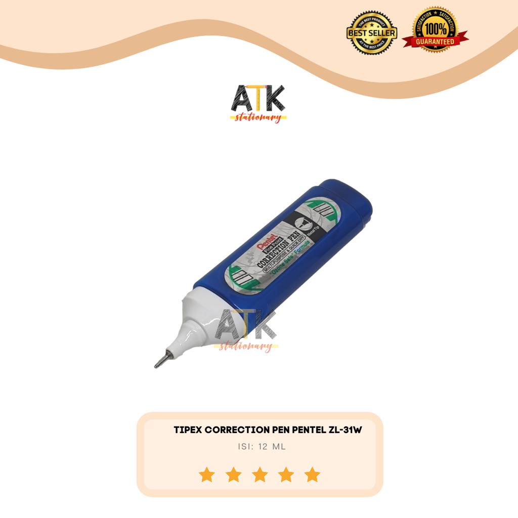 

Tipex Pentel Correction Pen 12 ml atk