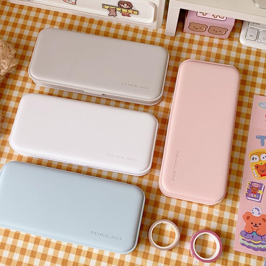 

Best Seller.. JW0130 - Kotak Pulpen Pensil Tempat Pensil Minimalis Pencil Case Aesthetic Sudah Termasuk Sticker