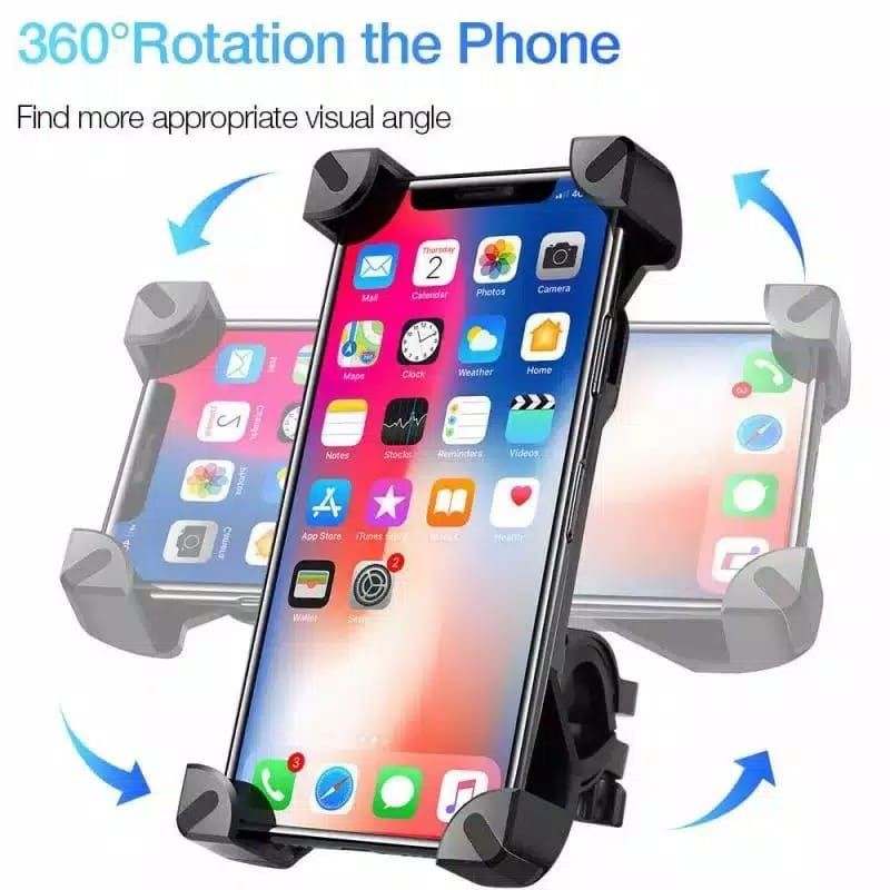 Phone Holder Sepeda/Motor NO.02 Rotasi 360 Derajat