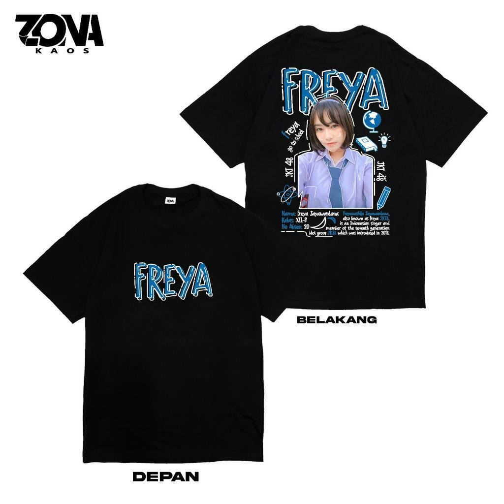 Kaos Freya Jkt48 V3 New Era Freya Jawardana - Tshirt Member Jkt48 New Era FREYA
