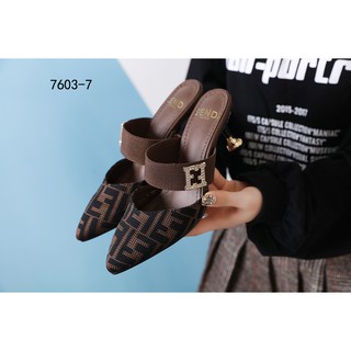 Sepatu Fendi 7603 7 TM 79 impor batam  reseler murah wedges  