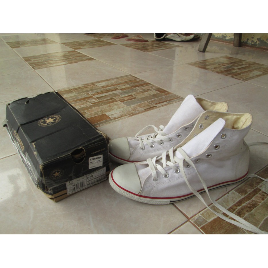 OBRAL Sepatu Converse CT Slim Hi White Original Murah