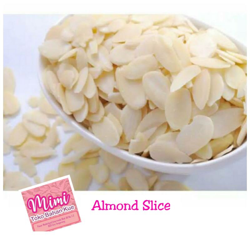 

ALMOND SLICE repack 100gr Topping Almond Irisan