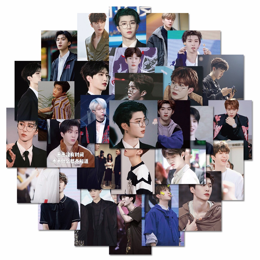 50pcs Stiker Fan Chengcheng Anti Air Untuk Dekorasi Handphone / Laptop