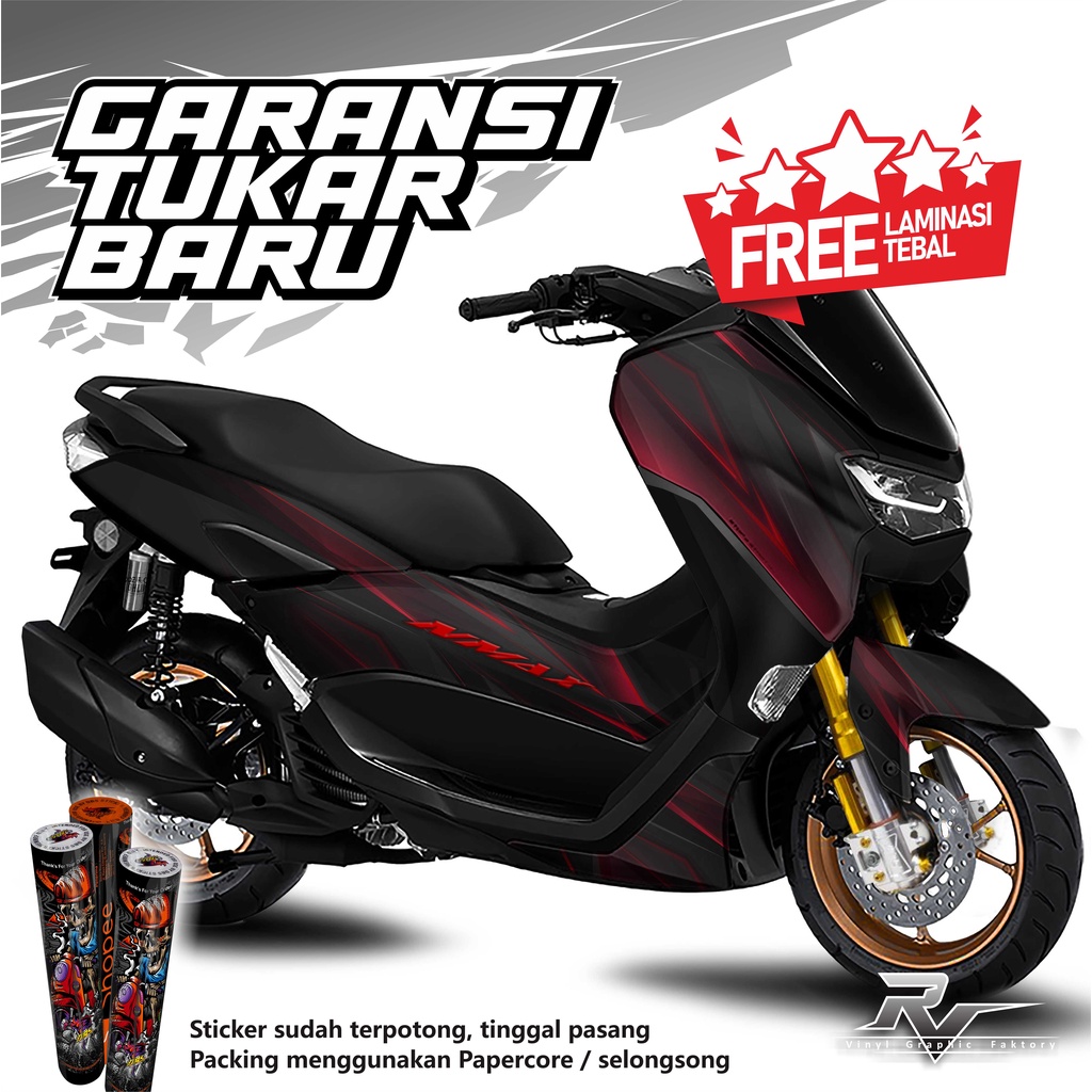 Decal Sticker setiker Motor New Nmax 2022 / Nmax old Full Body - Aksesoris Striping setriping nmax