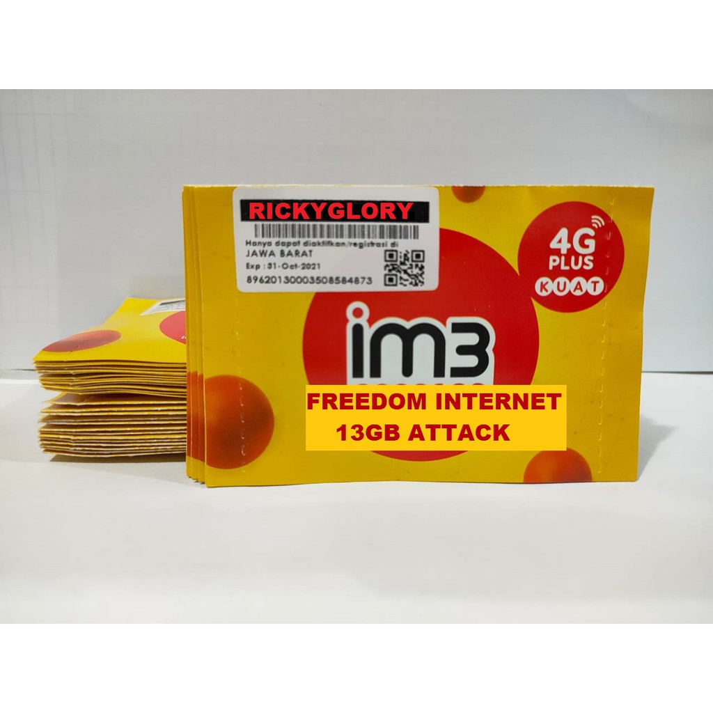 PERDANA INDOSAT FREEDOM INTERNET 13GB ATTACK