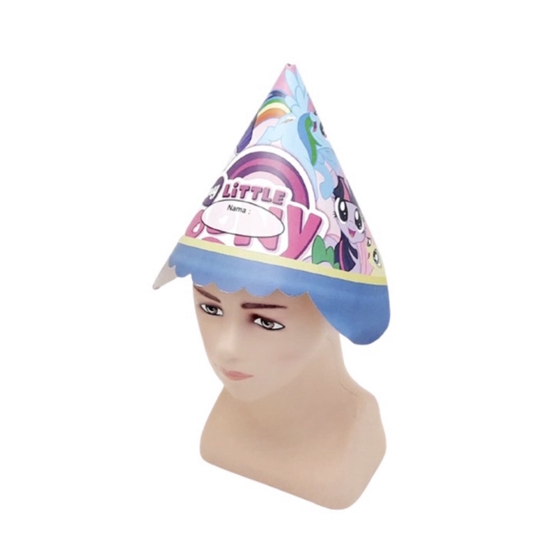 topi koboi topi kerucut kertas koboy ulang tahun hbd ultah karakter. Topi ulang tahun kerucut