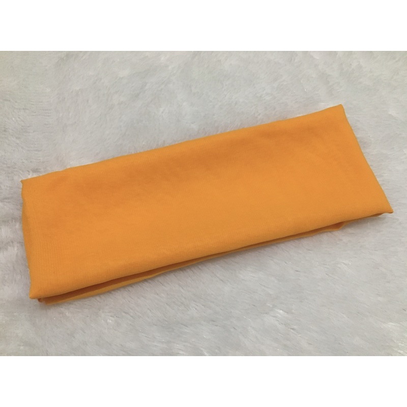 Selendang Sifon Halus / Selendang Chiffon Bali / Senteng Bali (2,4 meter)-Kuning Kunyit