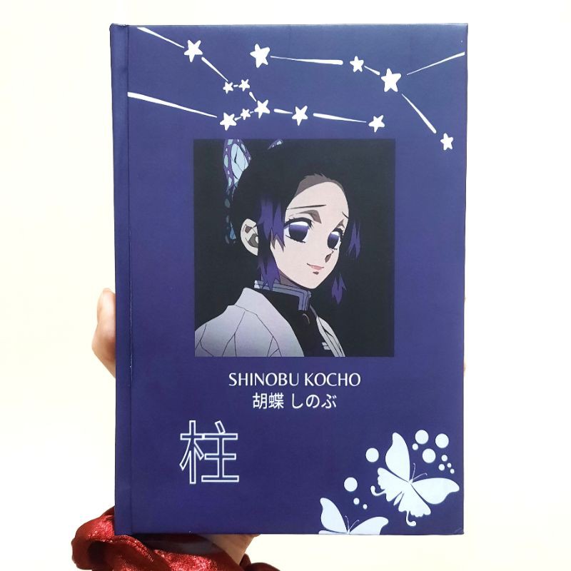 

(READY STOCK) NOTEBOOK A5 HARDCOVER ANIME KIMETSU NO YAIBA / DEMON SLAYER - Shinobu Kocho