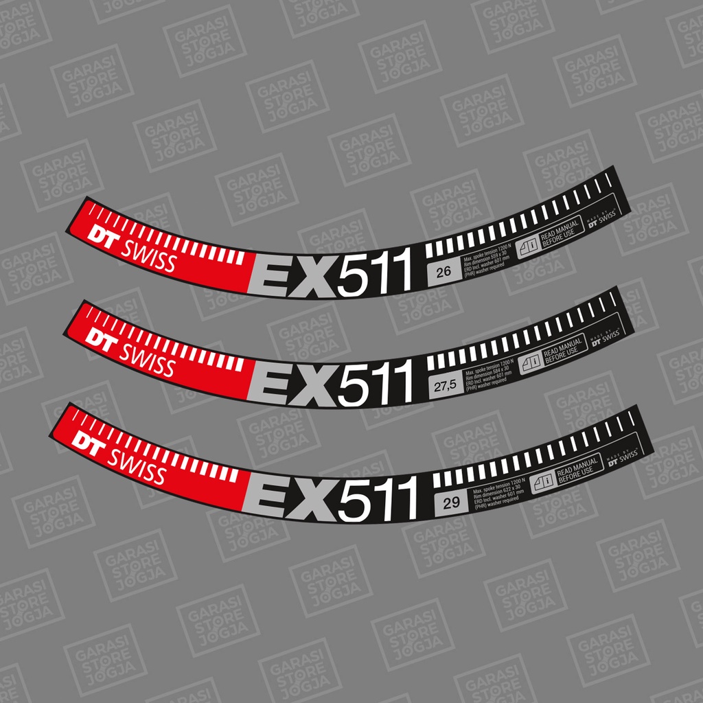 Decal Rims DT Swiss EX511