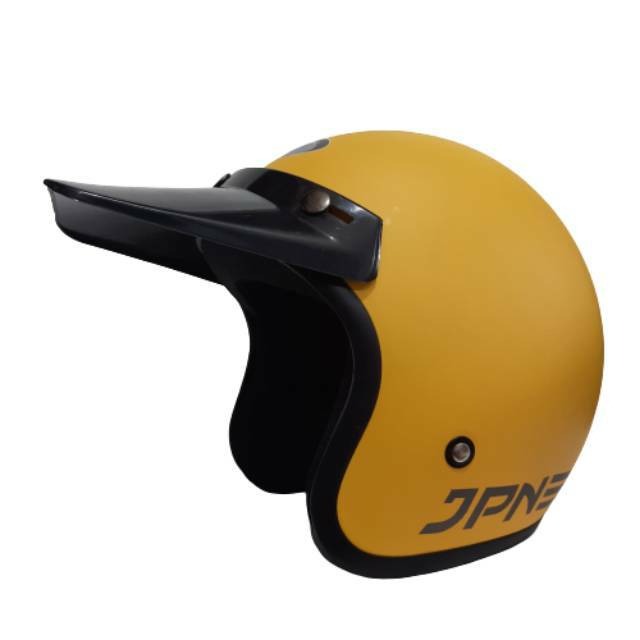 Helm JPN Kuning Golkar Doff Topi Pet Panjang