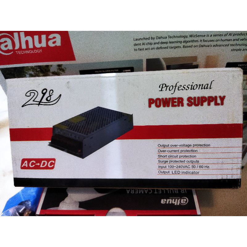 POWER SUPPLY 12V 10A  untuk cctv dan alat listrik lainnya