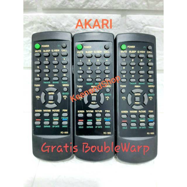 Remote TV Akari Tabung