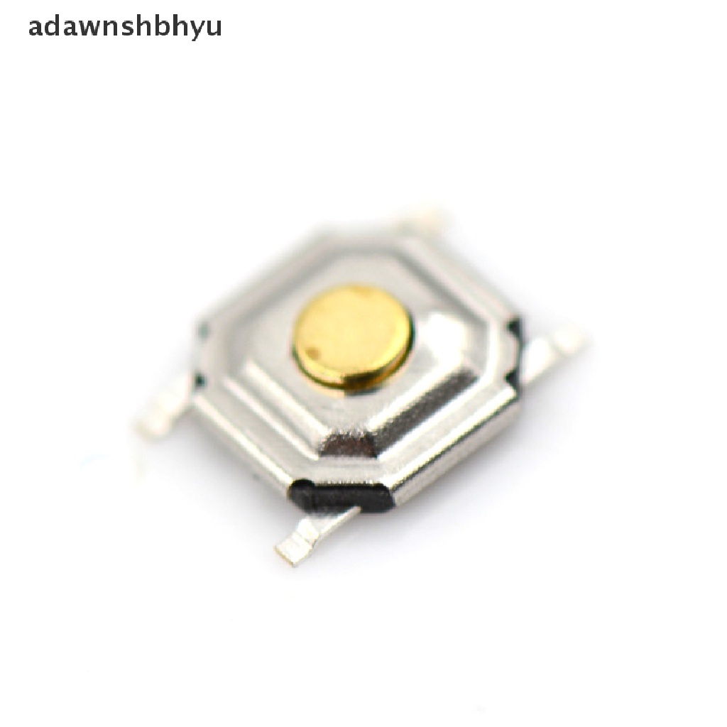 Adawnshbhyu 20pcs 4*4*1.5mm Saklar Sentuh Lampu ON/OFF Micro Switch Keys Tombol SMD 4pin Saklar