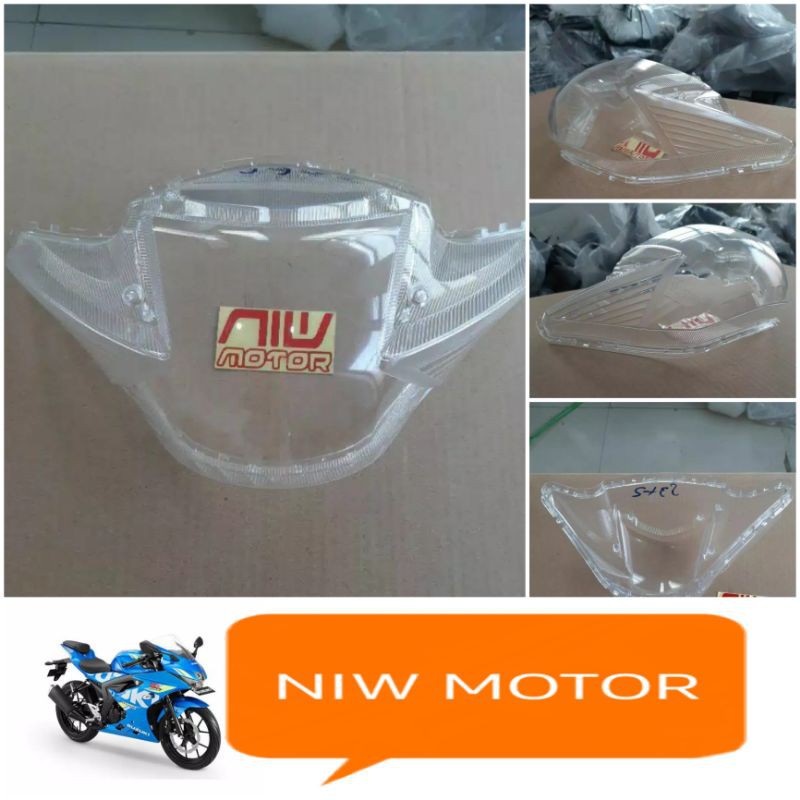 mika lampu depan GSX150 R model eropa cekung original STENLY