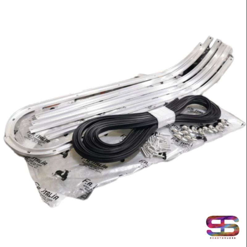 Triplang Lantai Dek Vespa Set Original Fa Italia Super Sprint Vbb