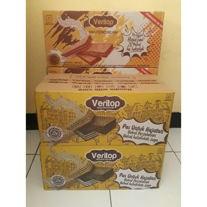 

Veritop wafer kartonan isi 30pcs x 80gr