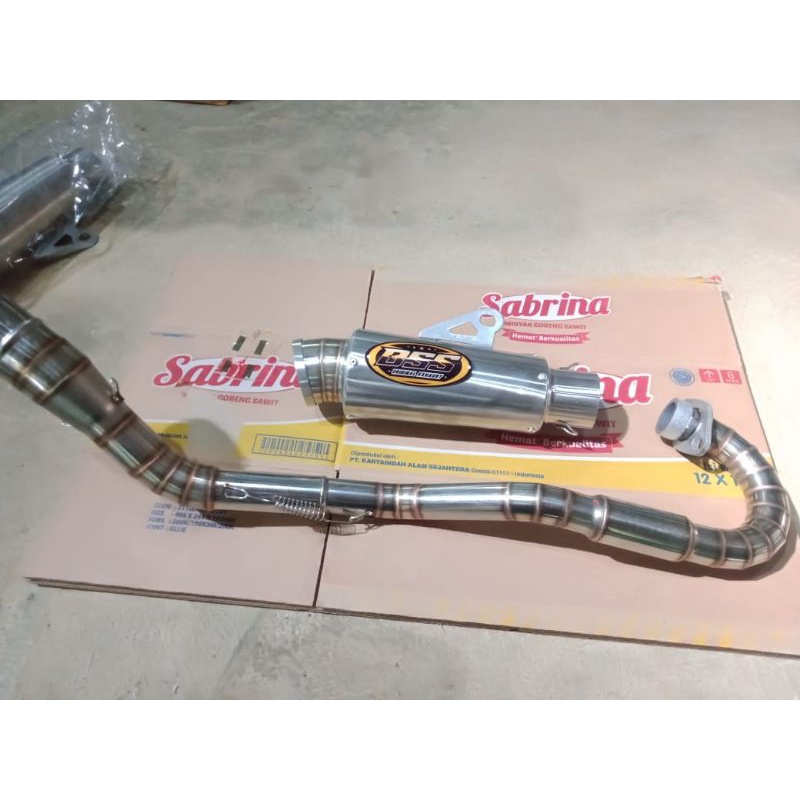 KNALPOT BSS KOLONG ATAS PNP D'TRACKER KLX CRF