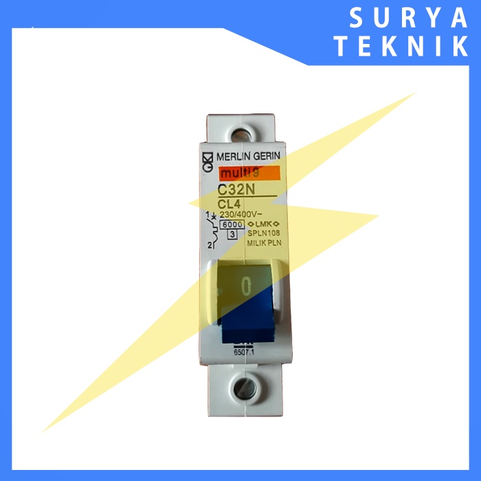 MCB Merlin Gerin C32N CL 4 / MCB Merlin 4 A