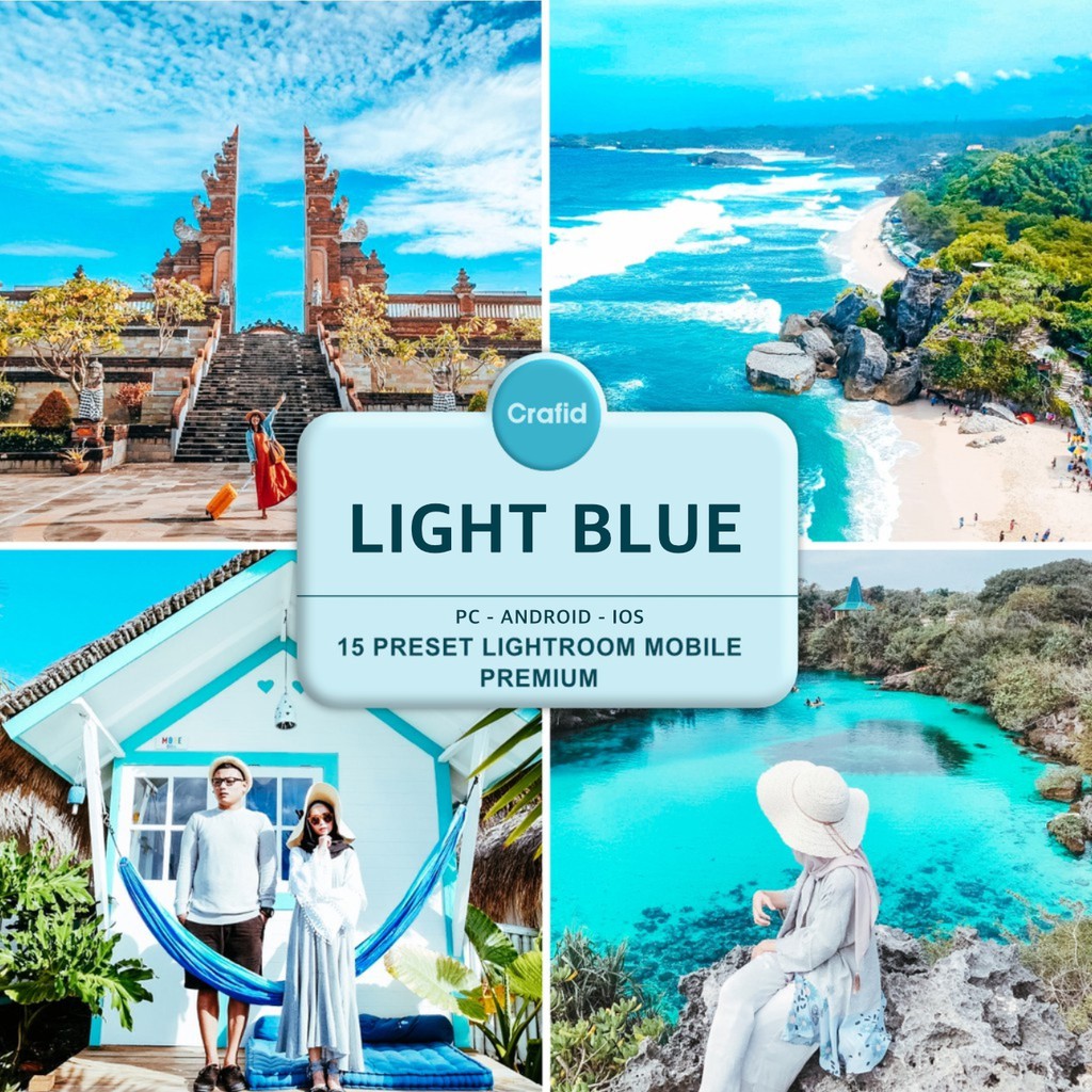 15 PRESET LIGHTROOM LIGHT BLUE