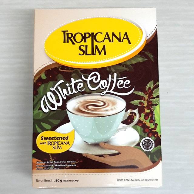 

Tropicana Slim WHITE COFFEE (80 kalori)