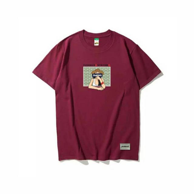 Pakaian wanita kaos  distro  420 volcom 3second green 