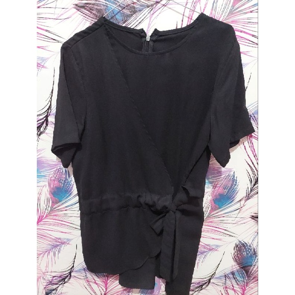 Blouse Polos Hitam