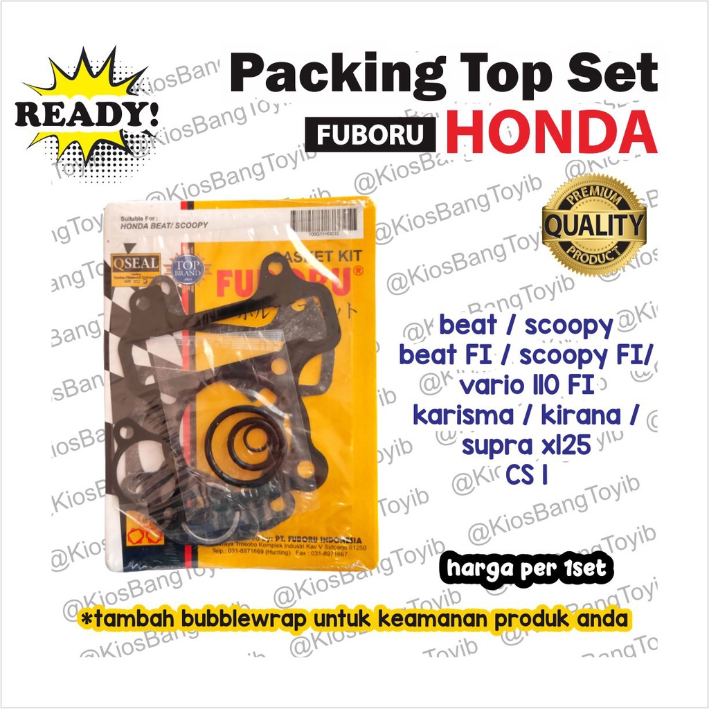 Packing Top Set Gasket Kit Beat Vario Scoopy Karisma Supra CS1 (FUBORU)