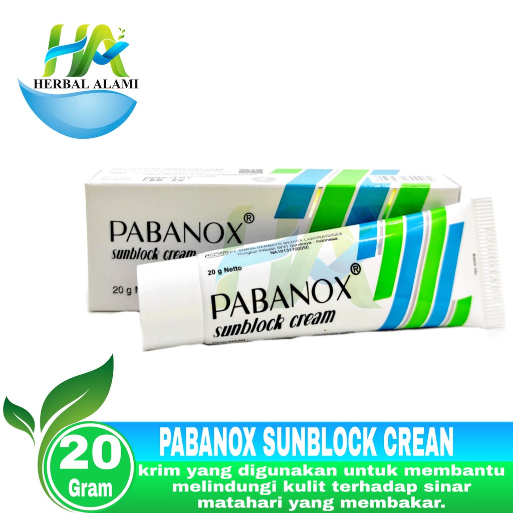 Pabanox Sunblock Cream 20 Gram