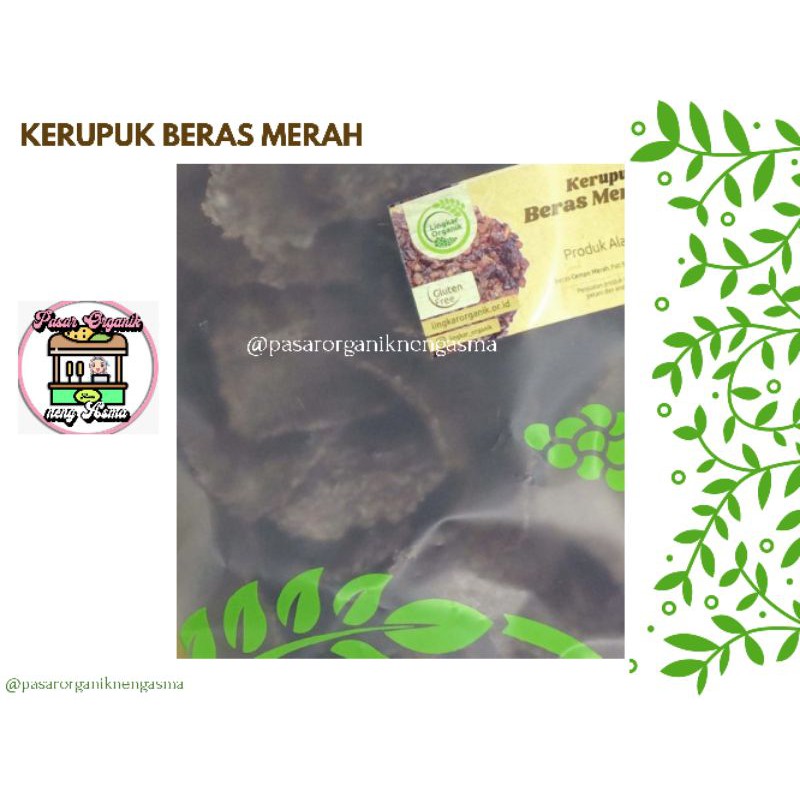 

Kerupuk beras merah Lingkar organik