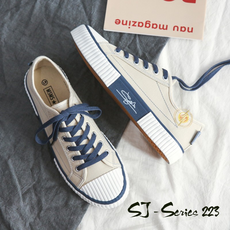 [Jwalk] Sepatu Sneakers Tali Pria Casual wear  Kualitas Import Super Premium - 223- NO BOX