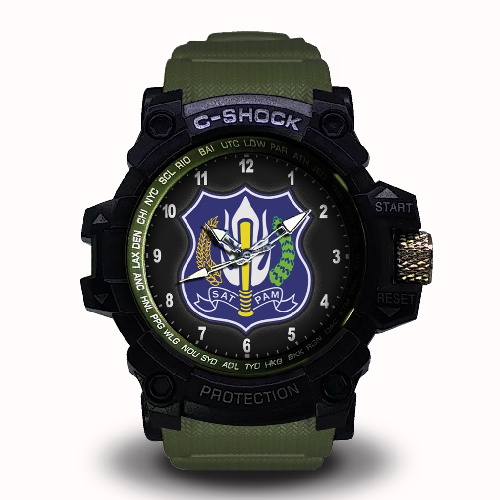 JAM TANGAN LOGO SATPAM - KBS RI OUTDOOR