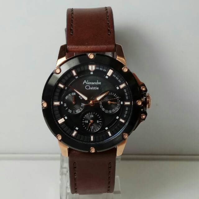 Jam Tangan Alexandre Christie ac6416 ladies rose gold