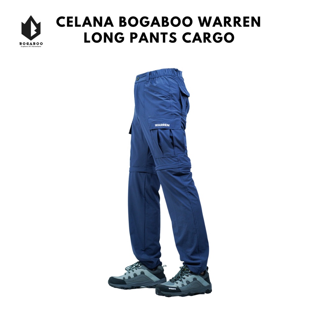 BISA COD Celana panjang gunung sambung  BOGABOO seri WARREN -  celana cargo - celana hiking - celana outdoor - celana gunung pria dan wanita