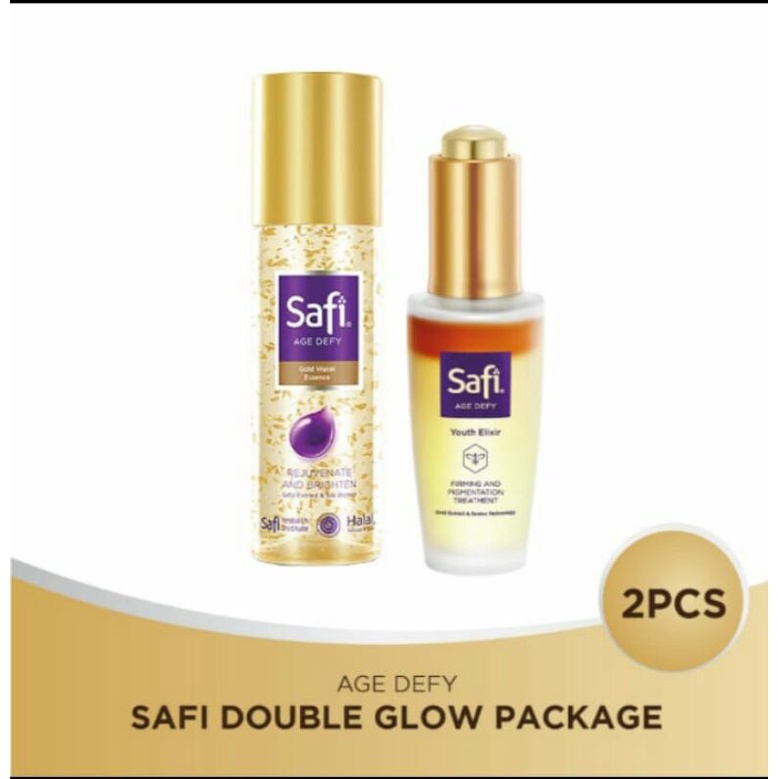 [GROSIR ] safi age defy gold water 100 ml  , safi age defy youth elixir 29g