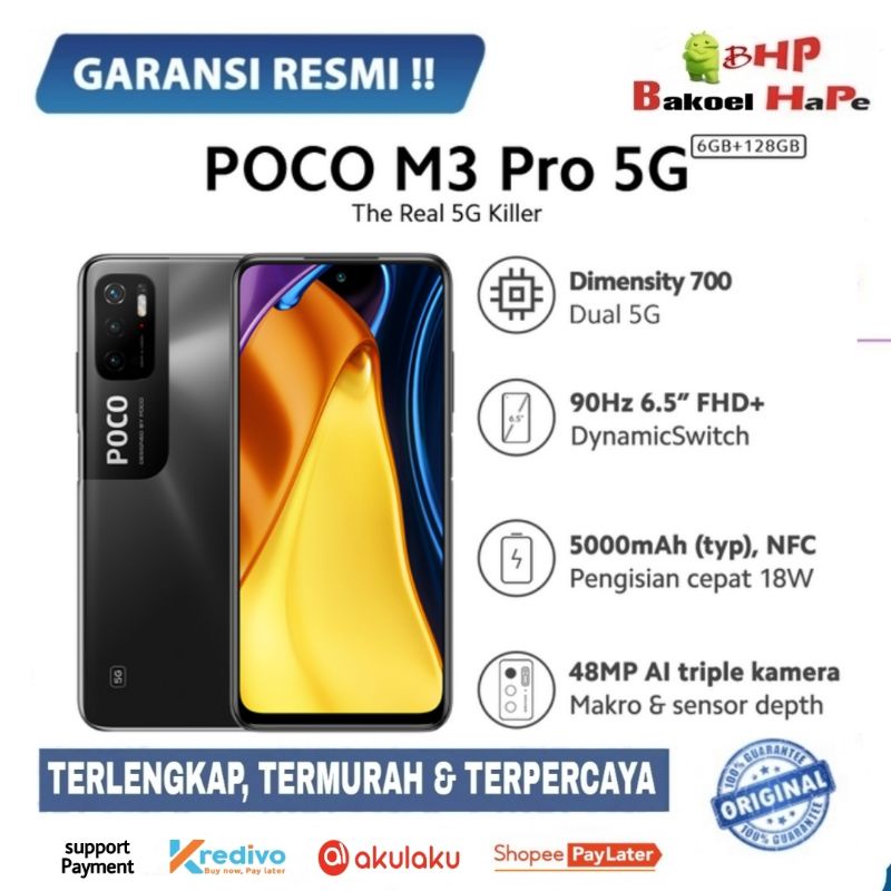 Xiaomi Poco M3 Pro 5G Smartphone (6GB / 128GB)