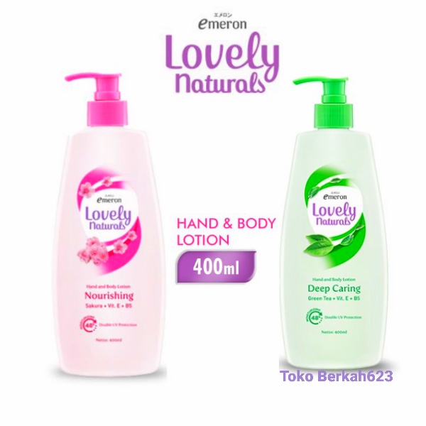 EMERON LOVELY NATURAL BODY LOTION 400ML