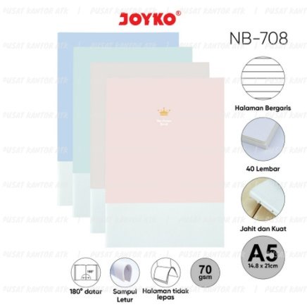 

Notebook Bergaris Joyko NB-708 Ukuran A5 Isi 40 Lembar Tebal 70 Gsm | Ruled Notebook Catatan Bergaris | Ruled Notebook Buku Catatan Bergaris Motif Hewan Beruang Pinguin Panda Burung Hantu | Murah Berkualitas Grosir dan Eceran Original
