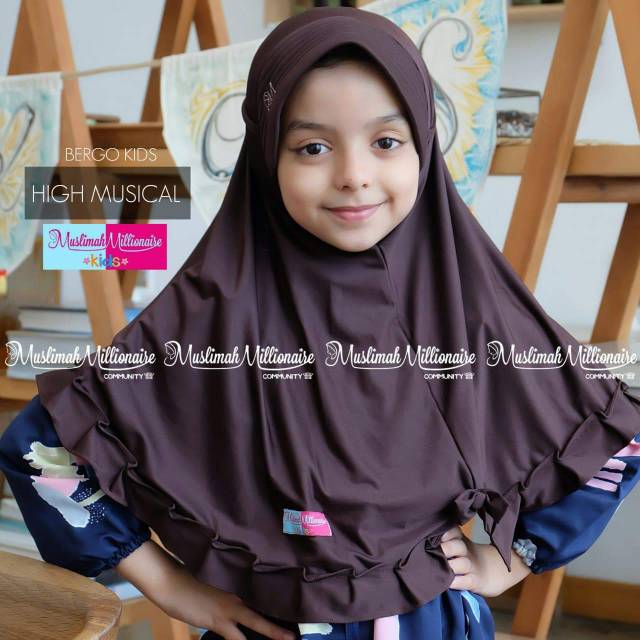 Jual Jilbab Anak Seragam Sekolah Cokelat | Shopee Indonesia