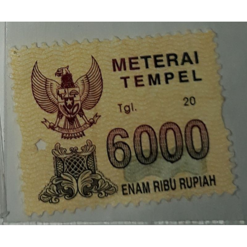 Materai 6000 tahun 2003-2005
