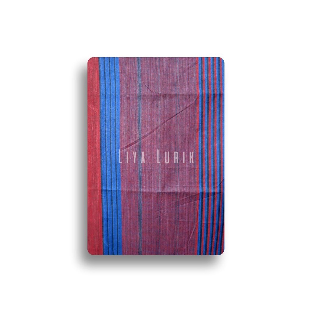 Kain Tenun Lurik Gradasi Merah Maroon Biru Hitam