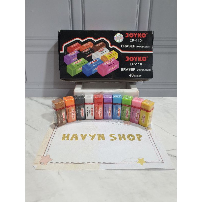 (10pcs) penghapus joyko kecil/hapusan joyko/stip joyko kecil-2