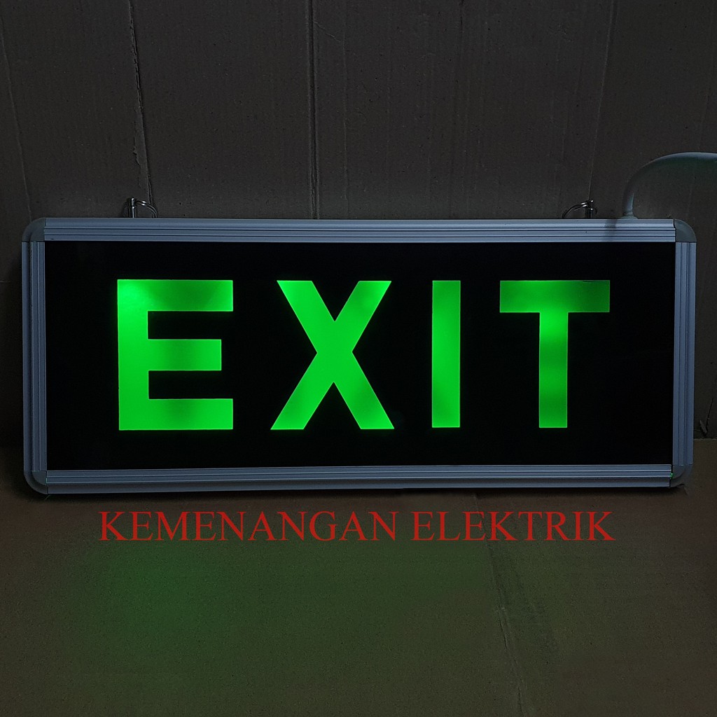 LAMPU EXIT / LAMPU DARURAT LED / EMERGENCY EXIT LAMP 2 SISI