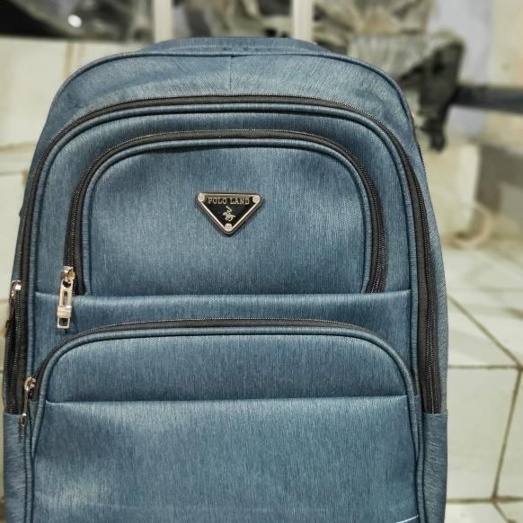 Tas Ransel Laptop Trolly Backpack Trolley Polo Land Roda 4