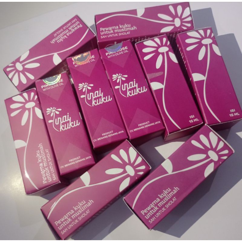 Inai kuku HALAL PINK ROSE IZIN BPOM