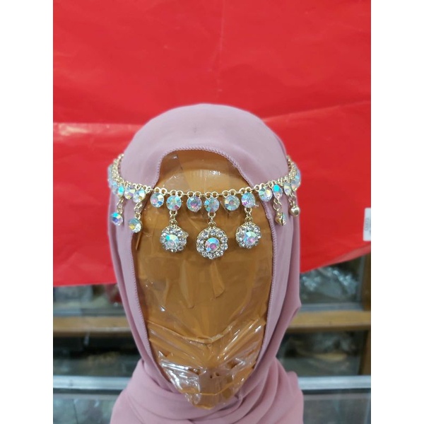 headpice ranai laca assesoris pengantin kalung dahi